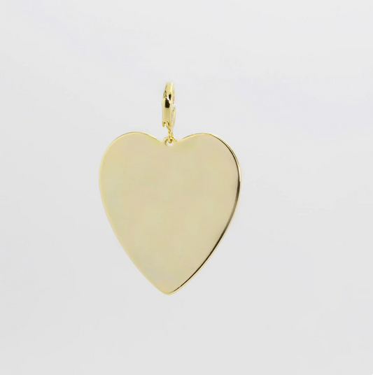 Big Gold Heart Charm - Magpies Paducah