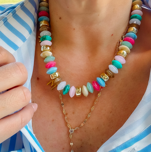 What Fun Beaded Necklace - Magpies Paducah