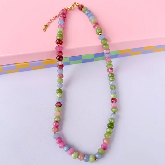 Garden Party Gemstone Necklace - Magpies Paducah