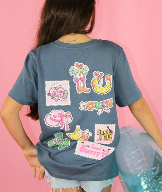 Howdy Patch Tee - Magpies Paducah