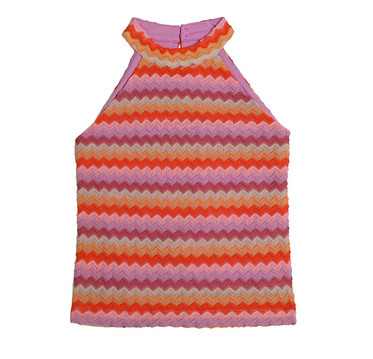 Purple Crochet Tank - Magpies Paducah