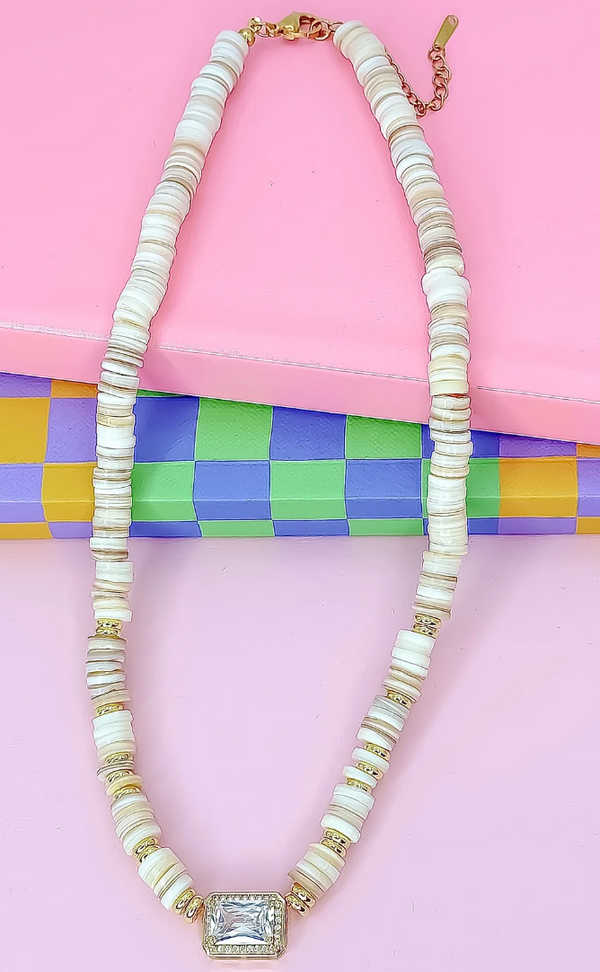 Dream Pop Gemstone Necklace, Assorted Colors - Magpies Paducah