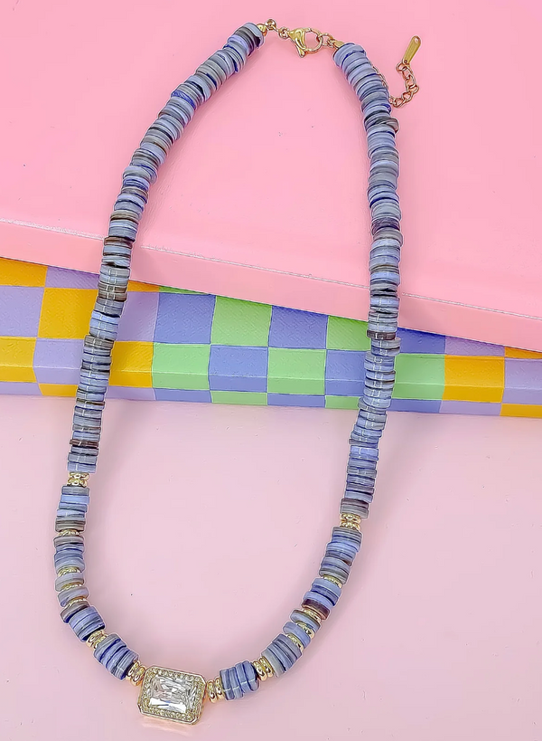 Dream Pop Gemstone Necklace, Assorted Colors - Magpies Paducah