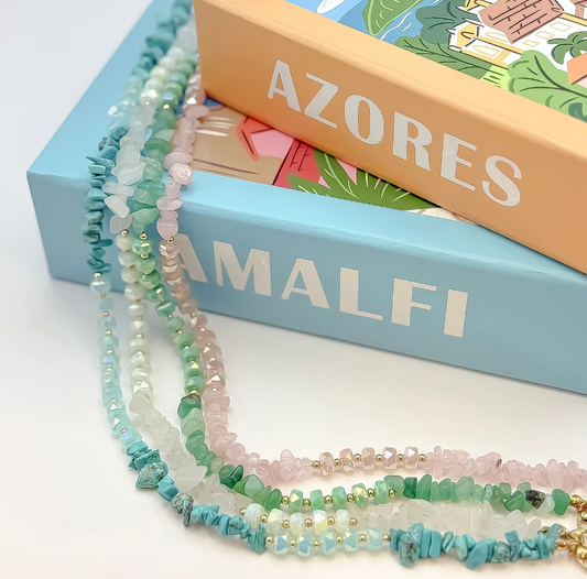 Style & Quartz Necklace, Assorted Colors - Magpies Paducah