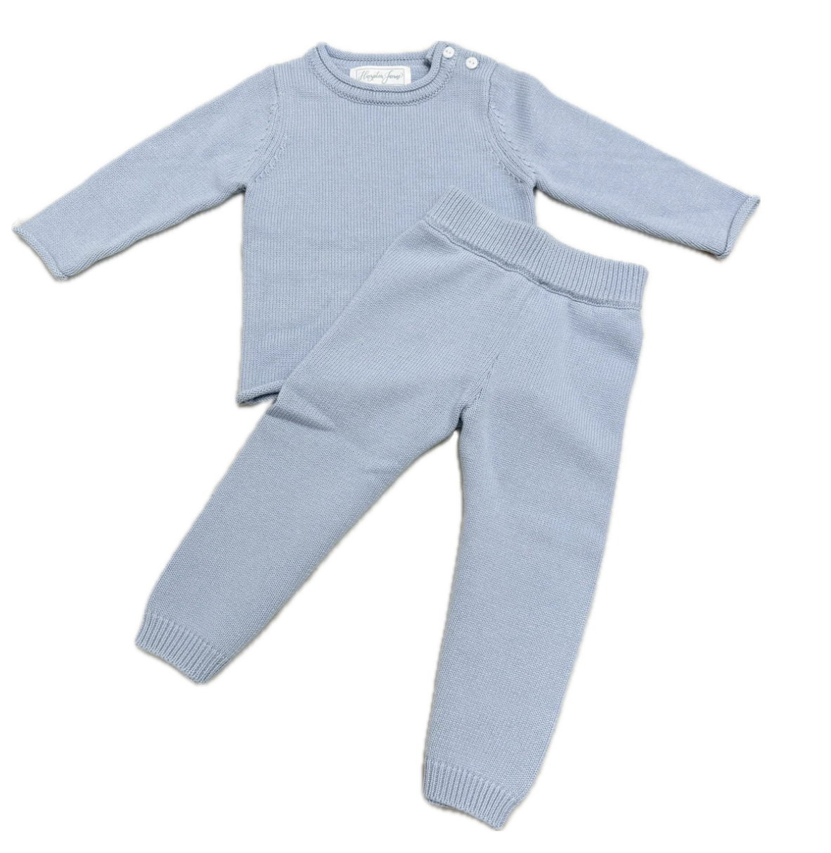 Crewneck Sweater Set, Light Blue - Magpies Paducah