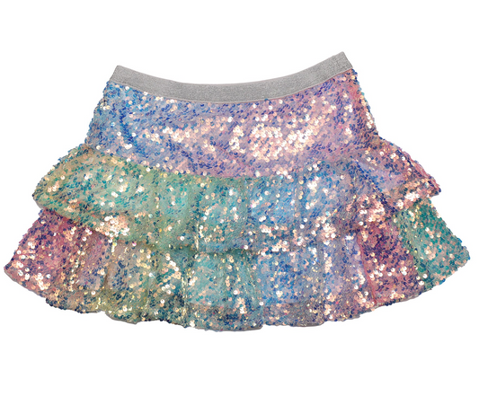 Sequin Skirt, Rainbow - Magpies Paducah