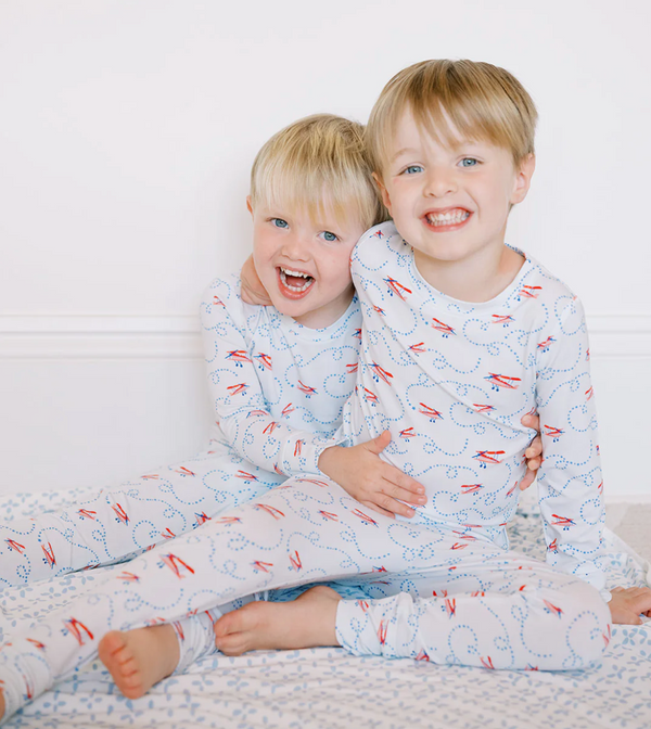 Airplanes Sleep Romper - Magpies Paducah