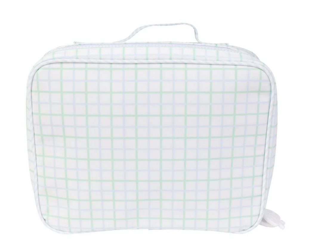 Lunchbox, Blue/Green Windowpane - Magpies Paducah