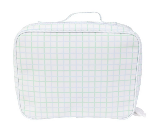 Lunchbox, Blue/Green Windowpane - Magpies Paducah