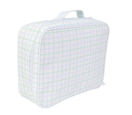 Lunchbox, Blue/Green Windowpane - Magpies Paducah