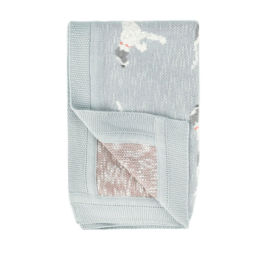 Cotton Knit Baby Blanket, Pointer - Magpies Paducah