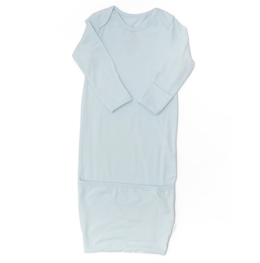 Newborn Gown, Baby Blue - Magpies Paducah