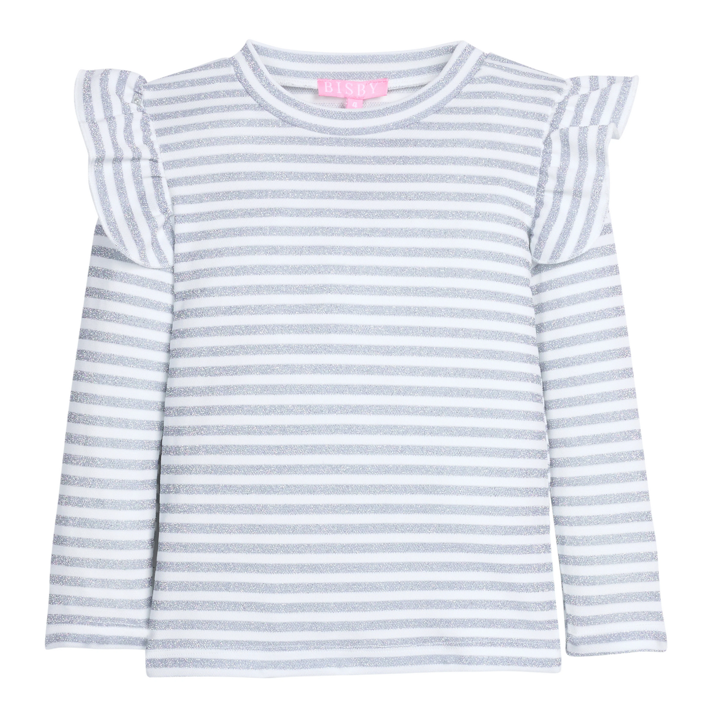 Sadie Top, Silver Stripe - Magpies Paducah