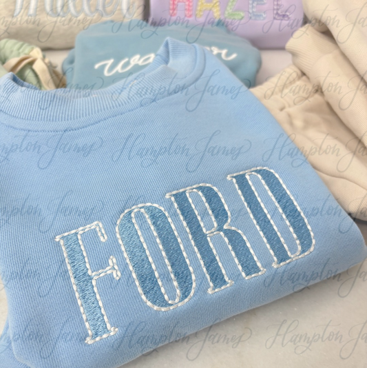 Sweatshirt Bubble, Light Blue