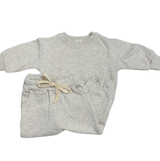 Jogger Set, Heathered Grey
