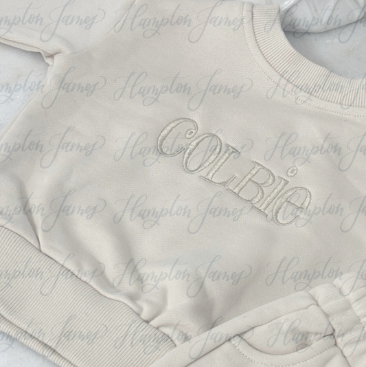 Jogger Set, Oatmeal