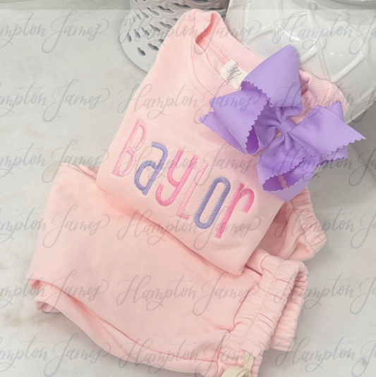Jogger Set, Light Pink