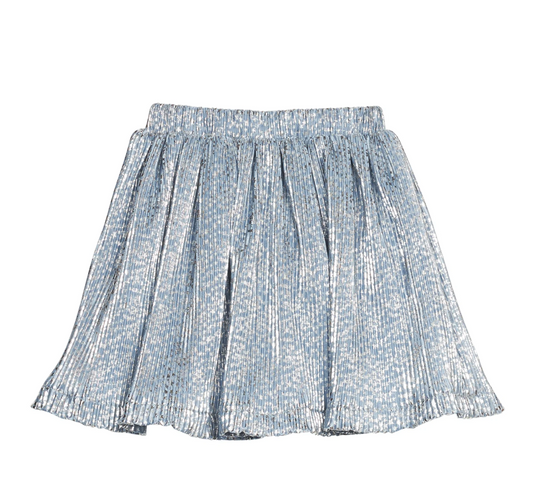Circle Skort, Blue Crinkle Stars