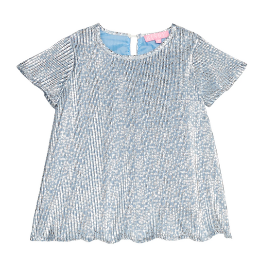 Crinkle Top, Blue Crinkle Stars - Magpies Paducah