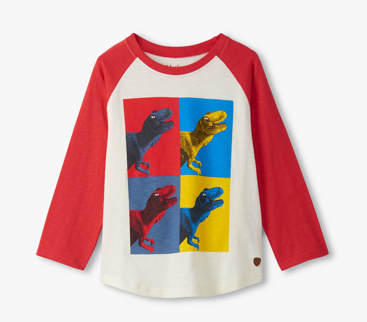 Raglan Tee, Dinos Cubed - Magpies Paducah
