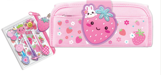 Perfect Pencil Bag, Strawberry - Magpies Paducah
