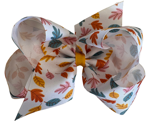 King Print Bow, Multi-color Harvest - Magpies Paducah