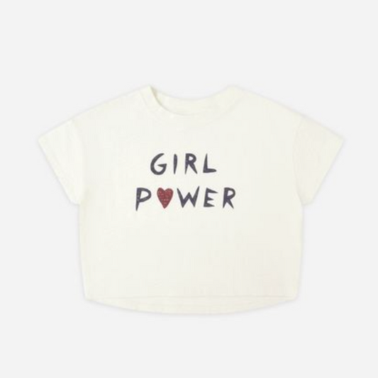 Boxy Tee, Girl Power | 4-5y - Magpies Paducah