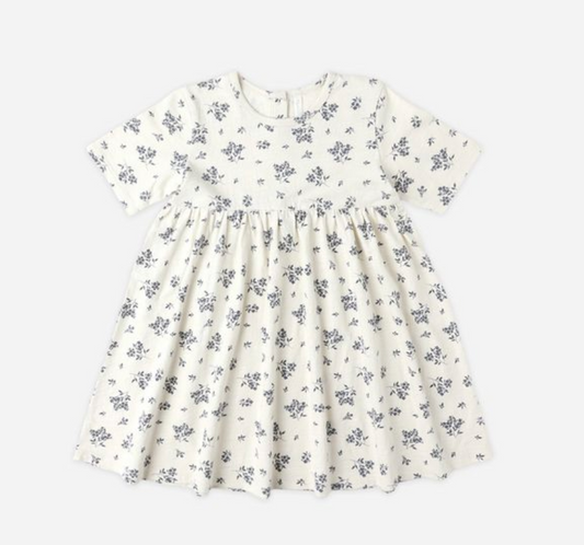 Finn Dress, Blue Floral - Magpies Paducah