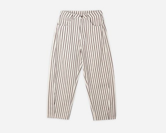 Barrel Pant, Burgundy Pinstripe - Magpies Paducah