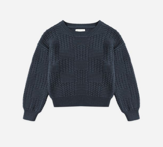 Aspen Sweater, Navy - Magpies Paducah