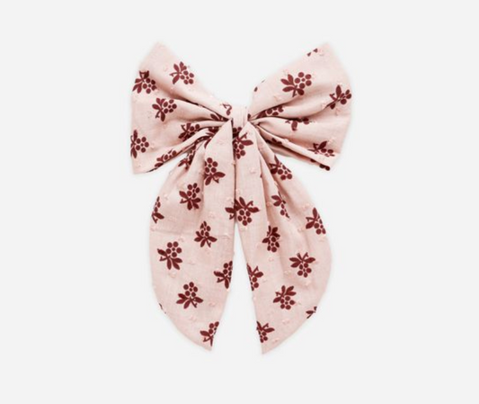 Oversized Bow, Blush Fleur - Magpies Paducah