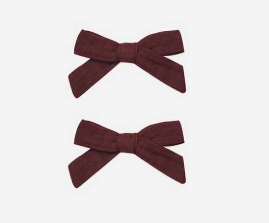 Bows, Set of 2 | Burgundy - Magpies Paducah