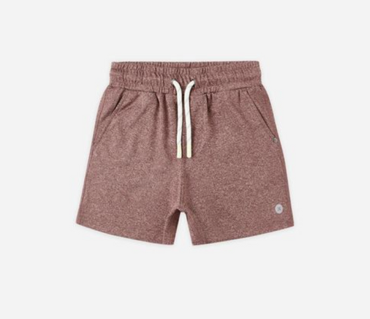 Oceanside Tech Short, Heathered Burgundy - Magpies Paducah