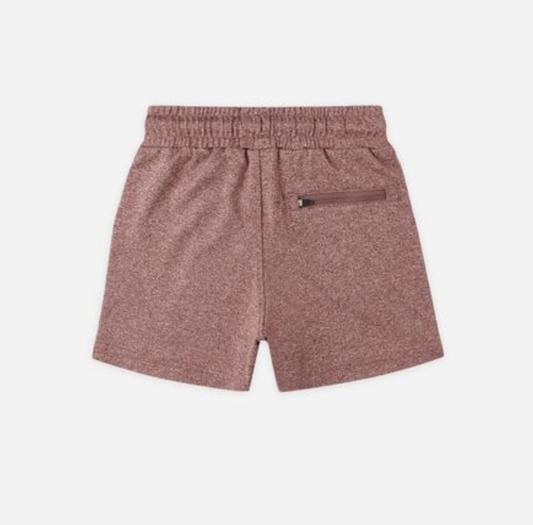 Oceanside Tech Short, Heathered Burgundy - Magpies Paducah