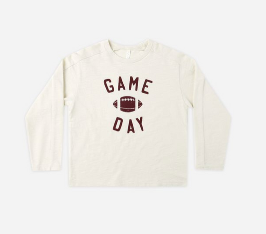 Long Sleeve Paneled Tee, Game Day - Magpies Paducah