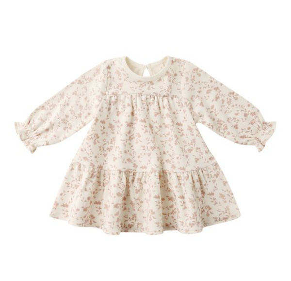 Tiered Jersey Dress, French Garden - Magpies Paducah