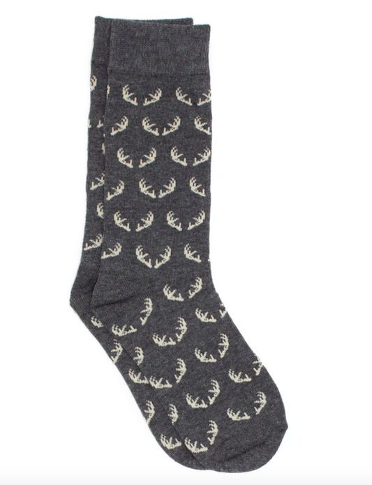 Lucky Duck Socks, Antlers - Magpies Paducah