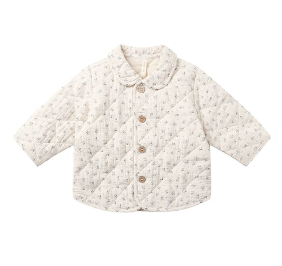 Quilted Jacket, Bluebell - Magpies Paducah