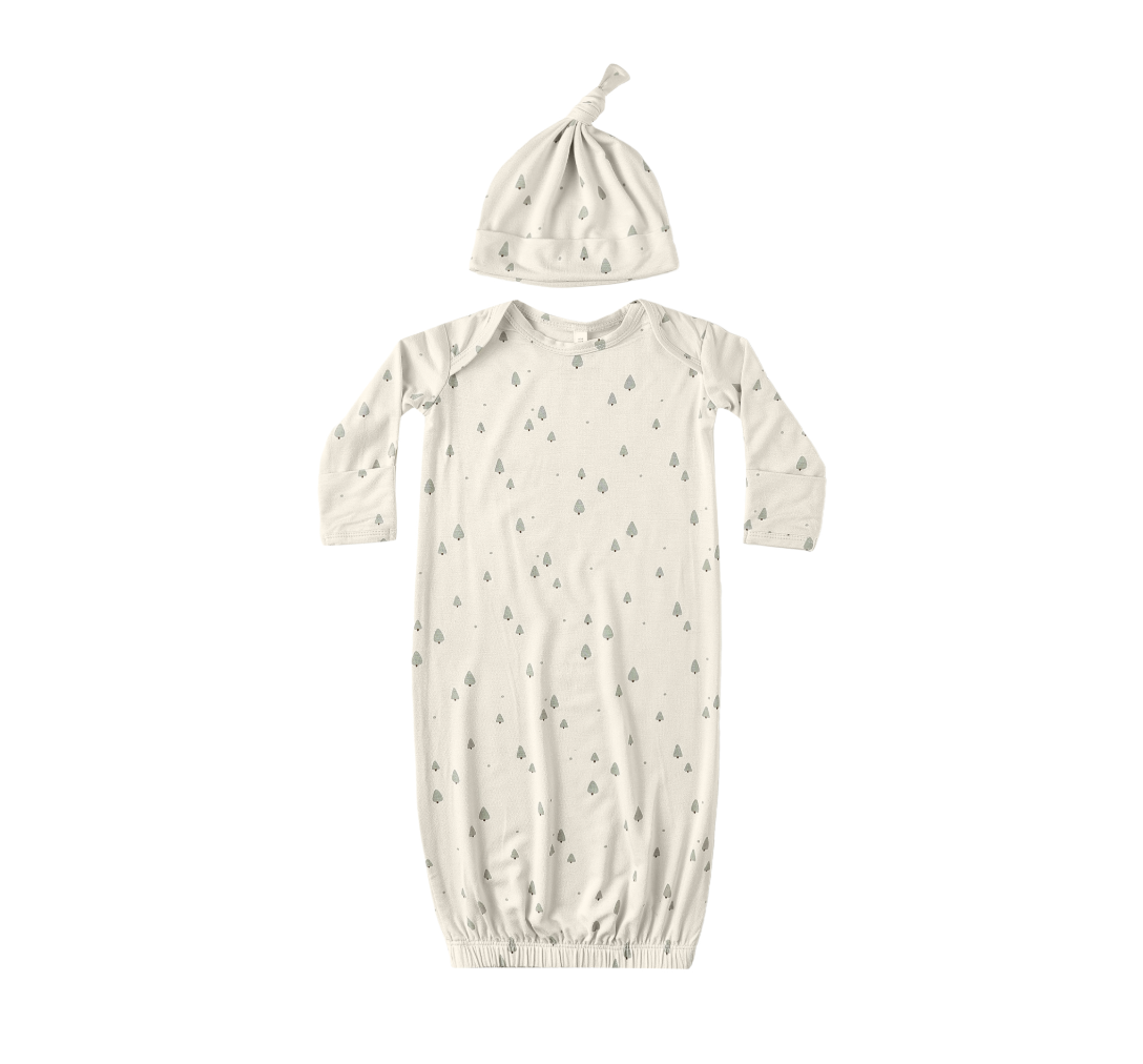 Bamboo Gown + Hat Set, Trees - Magpies Paducah