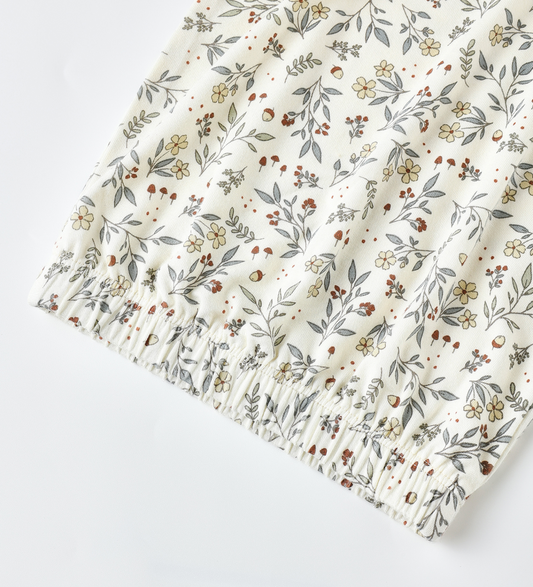 Bamboo Gown + Hat Set, Woodland - Magpies Paducah