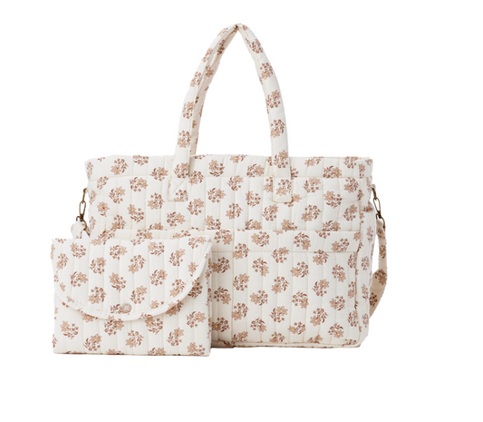 Diaper Bag + Changing Pad Set, Daylily - Magpies Paducah