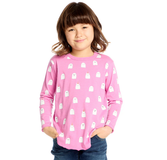 Long Sleeve Tee, Unicorn Ghosts - Magpies Paducah