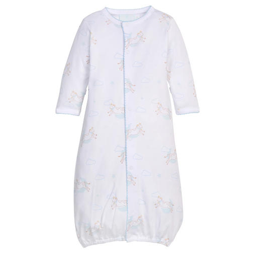 Converter Gown, Blue Cow Jumping Over Moon - Magpies Paducah