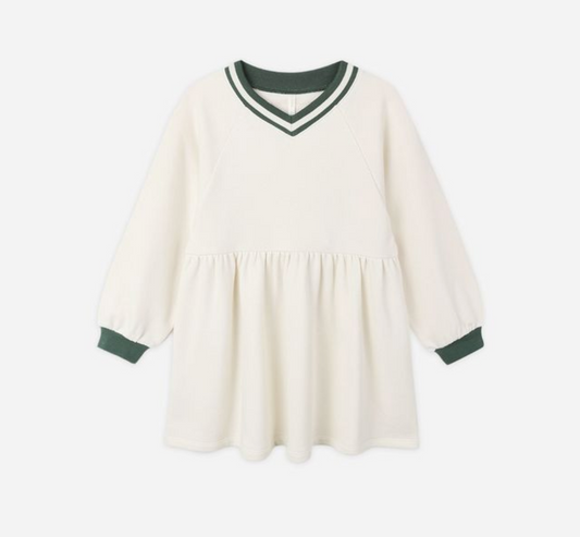 Raglan Sweatshirt Dress, Natural - Magpies Paducah