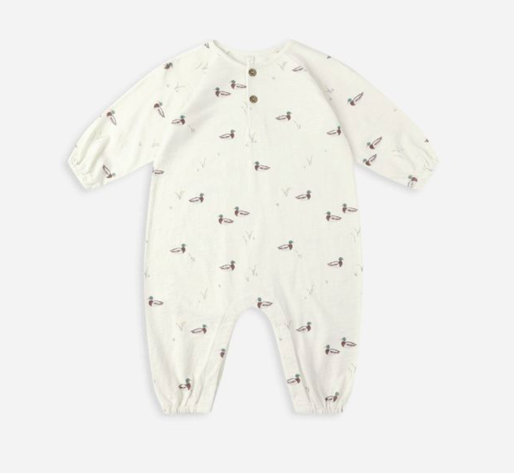 Henley Jumpsuit, Ducks - Magpies Paducah