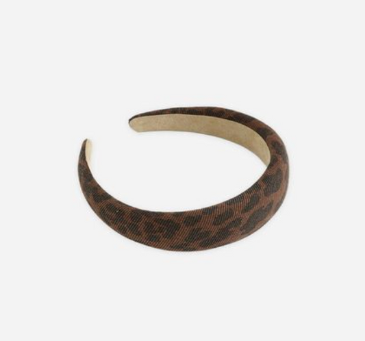 Padded Headband, Leopard - Magpies Paducah