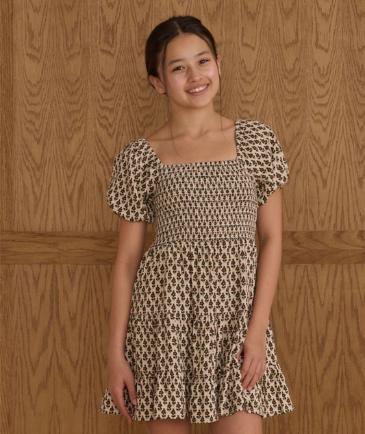 Teen Emily Dress, Harvest Floral - Magpies Paducah