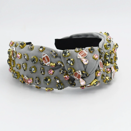 Football Glam Headband - Magpies Paducah