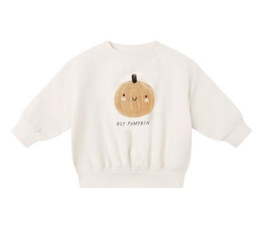 Relaxed Fleece Sweatshirt, Pumpkin - Magpies Paducah