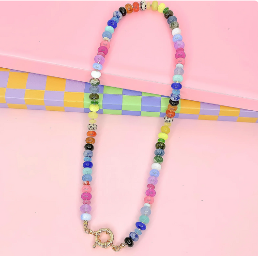 Shades of Fun Gemstone Necklace - Magpies Paducah